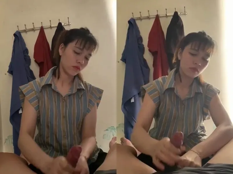 Anh trai đi vắng, ép vợ của anh trai sục buồi xuất tinh